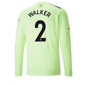 Manchester City Kyle Walker #2 Tredje Tröja 2022-23 Långärmad